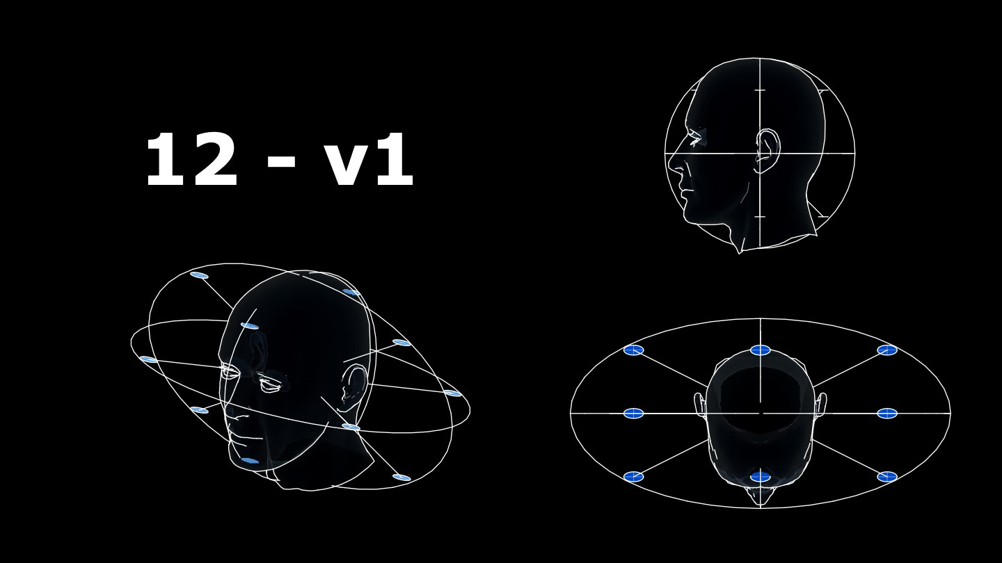 12 points de Mesures de la zone d'écoute by Andy Mac Door